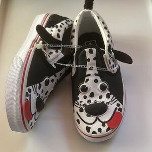 VANS Dalmatian Kids Shoes Slip On 1.5 little kid NEW!!!